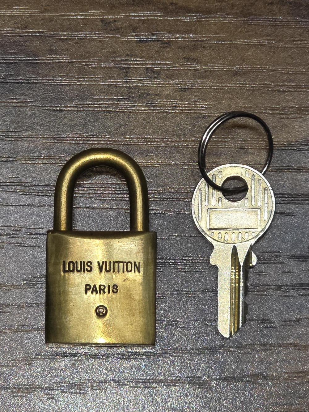 Louis Vuitton Brass Padlock with Key - # 203 - GUC - Picture 2 of 4